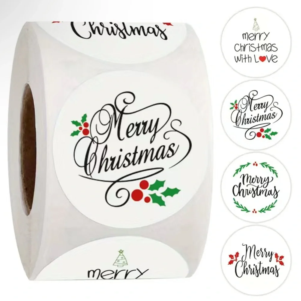 500 Christmas Holiday Stickers- Assorted